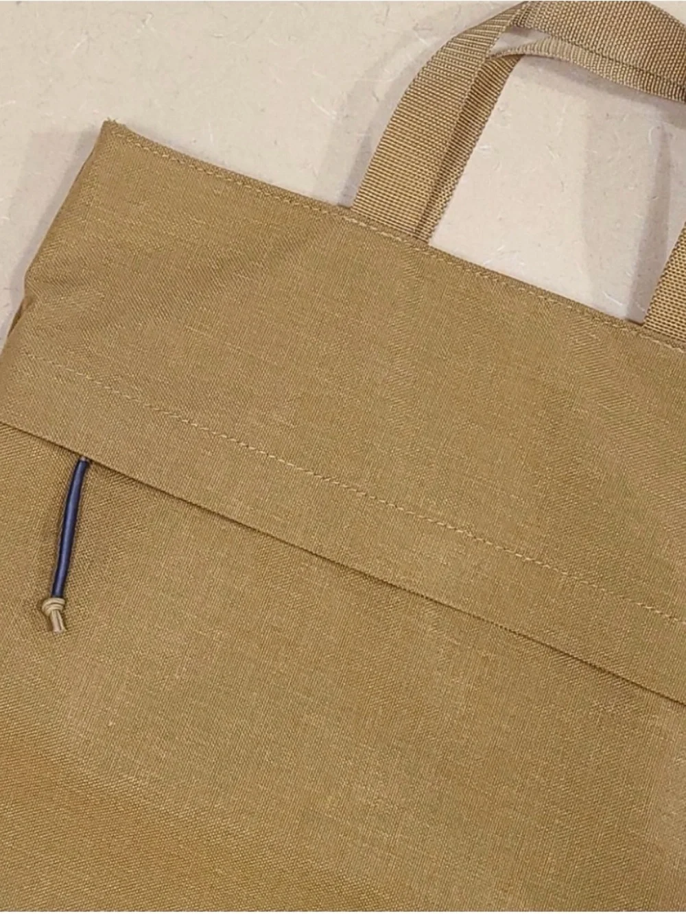 Everlane Men's Caramel Canvas Laptop Bag